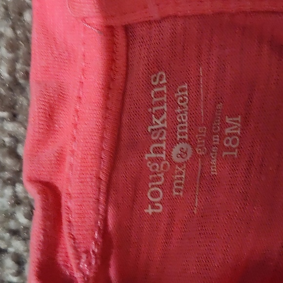 💖 Toughskins Heart Tunic Top – Size 18M – Pink with Tulle Hem - Picture 3 of 3